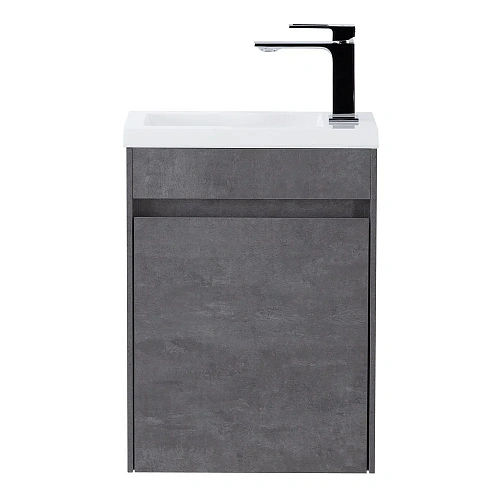 Тумба под раковину BelBagno PIETRA MINI-400-1A-SO-SCM-L Stucco Cemento подвесная 394x217 Тумба под раковину BelBagno PIETRA MINI-400-1A-SO-SCM-L Stucco Cemento подвесная 394x217