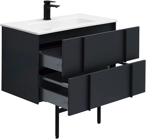 Тумба под раковину Allen Brau Reality 80 1.32005.AM антрацит матовый Тумба под раковину Allen Brau Reality 80 1.32005.AM антрацит матовый