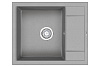 Картинка анонса товара «кухонная мойка granula 6002, базальт, кварц 600х500»
