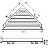 Полка Hansgrohe AddStoris 41741140, шлифованная бронза Полка Hansgrohe AddStoris 41741140, шлифованная бронза