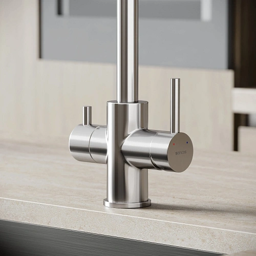 Смеситель для кухни SANCOS Vela SC4013BN с возможностью подключения фильтра, брашированный никель Смеситель для кухни SANCOS Vela SC4013BN с возможностью подключения фильтра, брашированный никель