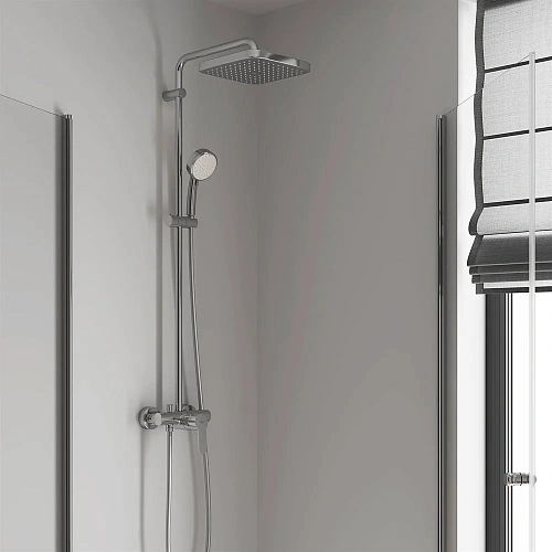 Душевая система GROHE Tempesta Cosmopolitan 250 CUBE с однорычажным смесителем, хром (26692000) Душевая система GROHE Tempesta Cosmopolitan 250 CUBE с однорычажным смесителем, хром (26692000)