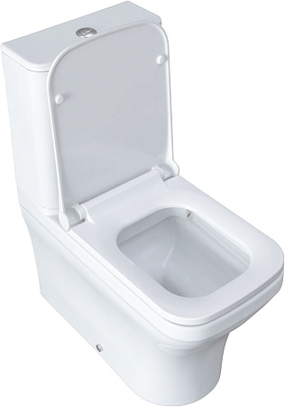 Чаша напольного унитаза Allen Brau Infinity 4.21012.20 с крышкой, белый глянец