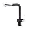 Смеситель для кухни Paini Cox METALLIC BLACK HD44566CR1KM с выдвижной лейкой