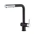 Смеситель для кухни Paini Cox METALLIC BLACK HD44566CR1KM с выдвижной лейкой Смеситель для кухни Paini Cox METALLIC BLACK HD44566CR1KM с выдвижной лейкой