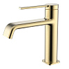 Картинка анонса товара «смеситель для раковины aquame asti aqm6410bg brushed gold»