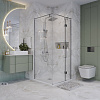 Душевой уголок Niagara Nova NG-6631-34 (90x90x195) квадратная, распашная, хром, стекло прозрачное Душевой уголок Niagara Nova NG-6631-34 (90x90x195) квадратная, распашная, хром, стекло прозрачное