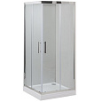 Детальная картинка товара «душевой уголок aquanet delta cube npe1142 100x100, прозрачное стекло 00183843»