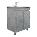Тумба с раковиной Comforty Осло-70НД 00-00006117 напольная бетон светлый раковина Como 70 Тумба с раковиной Comforty Осло-70НД 00-00006117 напольная бетон светлый раковина Como 70