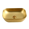 Раковина ABBER Rechteck AC2200MMG накладная золото матовое Раковина ABBER Rechteck AC2200MMG накладная золото матовое