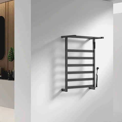 Полотенцесушитель электрический Wonzon & Woghand темный графит (WW-A1026-GM) Полотенцесушитель электрический Wonzon & Woghand темный графит (WW-A1026-GM)