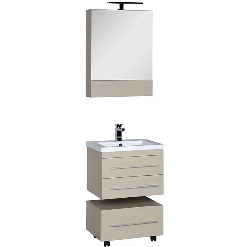 Комплект мебели Aquanet Нота NEW 58 светлый дуб (камерино) 00230293 Комплект мебели Aquanet Нота NEW 58 светлый дуб (камерино) 00230293