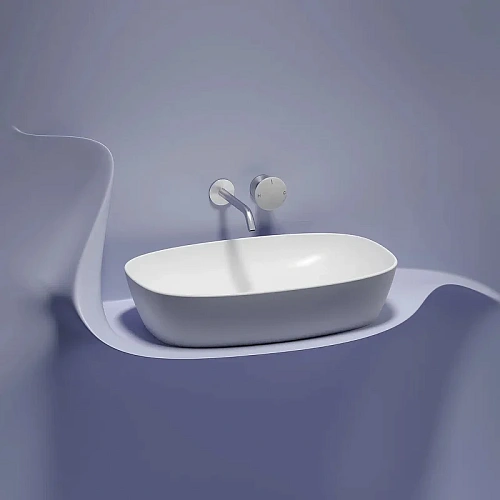 Раковина Ceramica Nova ELEMENT CN6049MW белый матовый накладная Раковина Ceramica Nova ELEMENT CN6049MW белый матовый накладная