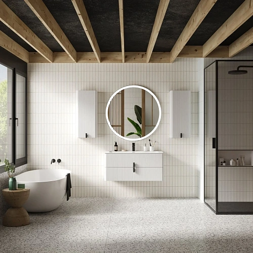 Шкаф-пенал PRATO Бьянко м8-35 правый 106 10-08035-00 02 БЕЛ белый матовый Шкаф-пенал PRATO Бьянко м8-35 правый 106 10-08035-00 02 БЕЛ белый матовый