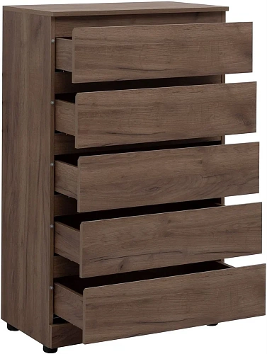 Комод Aquanet Сканди 700x400 Дуб крафт (5 ящиков) 00302552 Комод Aquanet Сканди 700x400 Дуб крафт (5 ящиков) 00302552