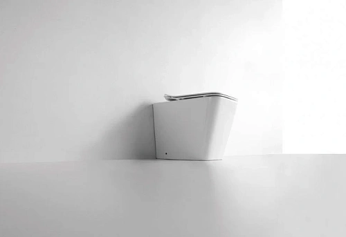 Унитаз приставной CeramaLux 3170 белый с крышкой микролифт Унитаз приставной CeramaLux 3170 белый с крышкой микролифт