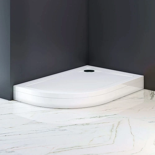 Душевой поддон AM.PM Like W83T-302R120W правосторонний, 120x80, белый акрил Душевой поддон AM.PM Like W83T-302R120W правосторонний, 120x80, белый акрил