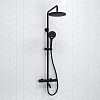 Душевая система WasserKRAFT A288.077.078.BM Thermo с термостатом черный