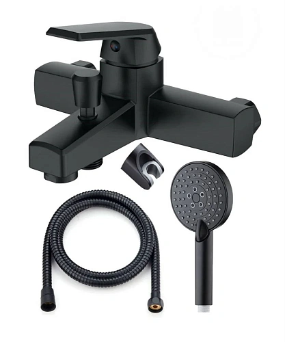 Смеситель для ванны OneLife P02-300b черный Смеситель для ванны OneLife P02-300b черный