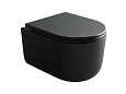 Унитаз подвесной Ceramica Nova ULMA CN4006TMB черный матовый Унитаз подвесной Ceramica Nova ULMA CN4006TMB черный матовый