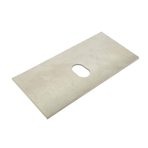 Столешница BelBagno KEP-100-MCO-W0 1000x460 Marmo Crema Opaco из керамогранита без отверстия под смеситель Столешница BelBagno KEP-100-MCO-W0 1000x460 Marmo Crema Opaco из керамогранита без отверстия под смеситель