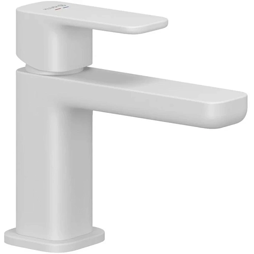 Смеситель для раковины Kludi RENON 422675375 белый матовый Смеситель для раковины Kludi RENON 422675375 белый матовый