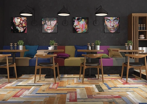 Керамогранит Cersanit Colorwood многоцветный 18,5x59,8 CL4M452 Керамогранит Cersanit Colorwood многоцветный 18,5x59,8 CL4M452