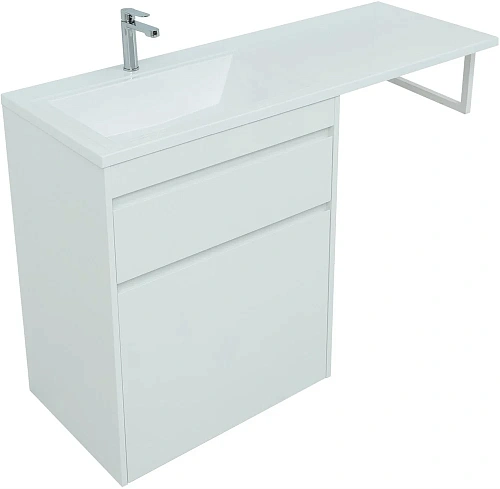 Тумба под раковину Aquanet Токио 68 белый (напольная, 1 ящик) 00239291 Тумба под раковину Aquanet Токио 68 белый (напольная, 1 ящик) 00239291