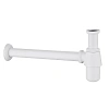 Сифон для раковины ABBER AF0032W белый матовый Сифон для раковины ABBER AF0032W белый матовый