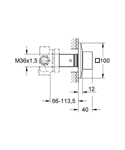 Переключатель потоков GROHE Allure Brilliant на 5 положений, темный графит глянец (19798A00) Переключатель потоков GROHE Allure Brilliant на 5 положений, темный графит глянец (19798A00)