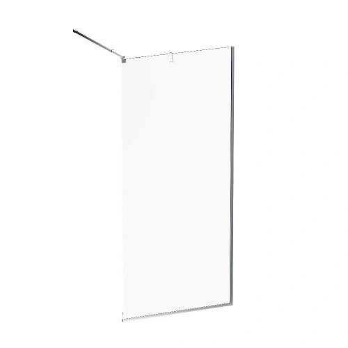 Душевая перегородка AM.PM Func W84WI-90-F1-MTE 90x200, стекло прозрачное 8 мм с покрытием, профиль хром матовый Душевая перегородка AM.PM Func W84WI-90-F1-MTE 90x200, стекло прозрачное 8 мм с покрытием, профиль хром матовый