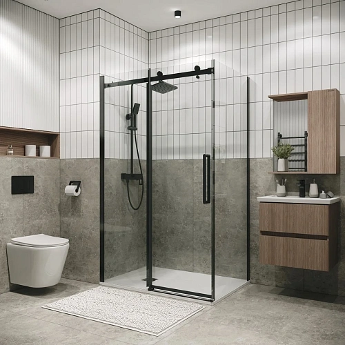 Боковая стенка GROSSMAN Classic 200.K33.04.80.42.00 (80x195) графит сатин, стекло прозрачное Боковая стенка GROSSMAN Classic 200.K33.04.80.42.00 (80x195) графит сатин, стекло прозрачное