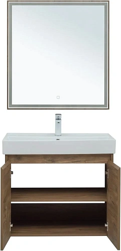 Комплект мебели Aquanet Nova Lite 75 дуб рустикальный (2 дверцы) 00302537 Комплект мебели Aquanet Nova Lite 75 дуб рустикальный (2 дверцы) 00302537