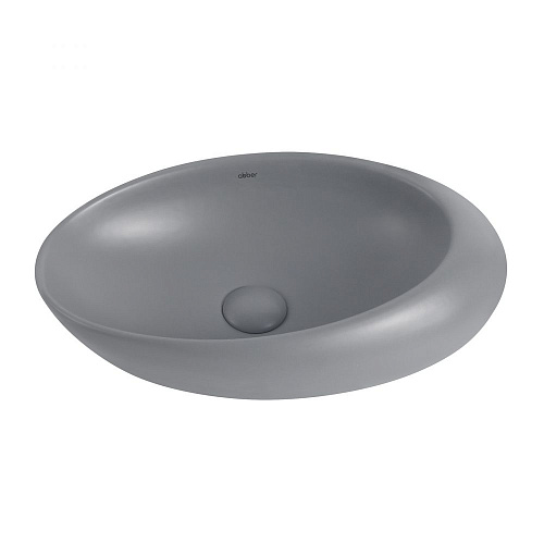 Раковина ABBER Bequem AC2107MG накладная, серая матовая Раковина ABBER Bequem AC2107MG накладная, серая матовая