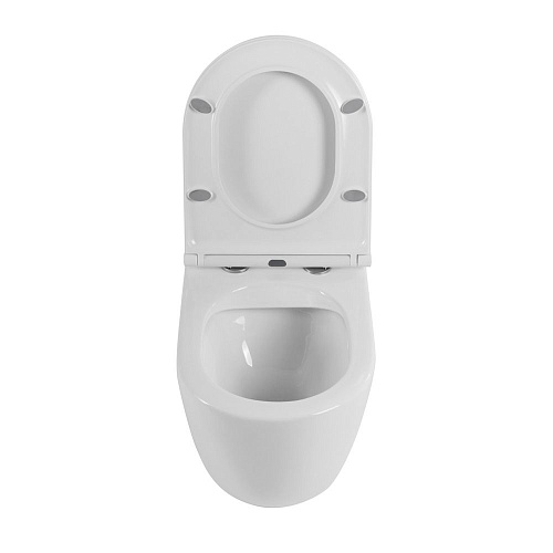 Унитаз приставной BelBagno SFERA-R BB2141CBR/BB870SC безободковый с сиденьем Унитаз приставной BelBagno SFERA-R BB2141CBR/BB870SC безободковый с сиденьем