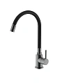 Смеситель для кухни Splenka S201.4406.09 с гибким изливом, графит Смеситель для кухни Splenka S201.4406.09 с гибким изливом, графит