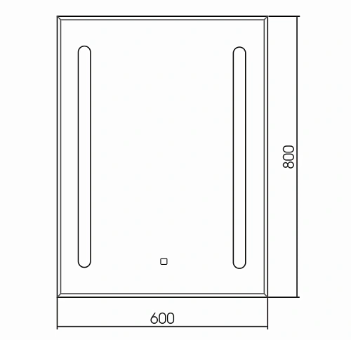 Зеркало SILVER MIRRORS 600x800 светодиодная подсветка, фацет Танго (00000668) Зеркало SILVER MIRRORS 600x800 светодиодная подсветка, фацет Танго (00000668)
