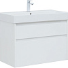 Тумба под раковину Aquanet Nova Lite 85 белый глянец, 2 ящика 00249936 Тумба под раковину Aquanet Nova Lite 85 белый глянец, 2 ящика 00249936