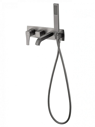 Смеситель для ванны Wonzon & Woghand FLEX встраиваемый, темный графит (WW-88889072-BGM) Смеситель для ванны Wonzon & Woghand FLEX встраиваемый, темный графит (WW-88889072-BGM)