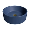 Раковина GROSSMAN Color GR-3013BLM (410x410x150) синяя матовая Раковина GROSSMAN Color GR-3013BLM (410x410x150) синяя матовая