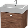 Тумба под раковину Duravit Brioso BR405301021 подвесная 58 см Орех темный Тумба под раковину Duravit Brioso BR405301021 подвесная 58 см Орех темный