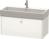 Тумба под раковину Duravit Brioso BR405601818 подвесная 98 см белый матовый Тумба под раковину Duravit Brioso BR405601818 подвесная 98 см белый матовый