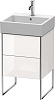 Картинка анонса товара «тумба под раковину duravit xsquare xs447202222 напольная 48 см белая глянцевый»