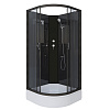 Душевая кабина Niagara Classic NG-6501-14BK (900х900х2000) средний поддон (26см) стекло тонированное алюминиевый черный 65011434BK Душевая кабина Niagara Classic NG-6501-14BK (900х900х2000) средний поддон (26см) стекло тонированное алюминиевый черный 65011434BK
