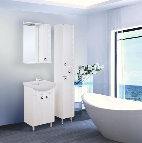 Зеркальный шкаф Onika ЛИГА 52.01 правый 205202 Зеркальный шкаф Onika ЛИГА 52.01 правый 205202