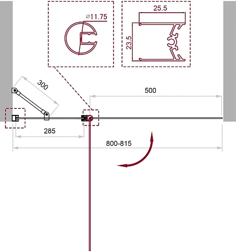 Шторка на ванну BelBagno UNO-V-11-80/150-C-Cr Шторка на ванну BelBagno UNO-V-11-80/150-C-Cr