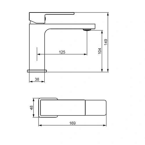 Смеситель для раковины Damixa Gala 530210000, хром Смеситель для раковины Damixa Gala 530210000, хром