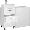 Тумба под раковину Style Line Берн 120 Plus со столешницей под стиральную машину белая ЛС-000010046 Тумба под раковину Style Line Берн 120 Plus со столешницей под стиральную машину белая ЛС-000010046
