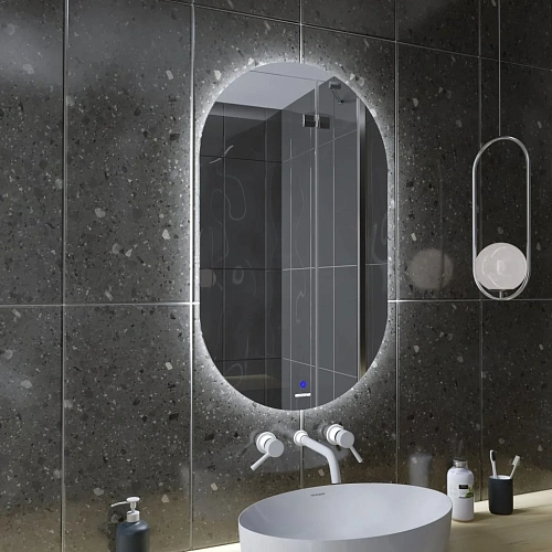 Зеркало GROSSMAN NERO-промо (500x900x45) LED с сенсорным выключателем 245090 Зеркало GROSSMAN NERO-промо (500x900x45) LED с сенсорным выключателем 245090