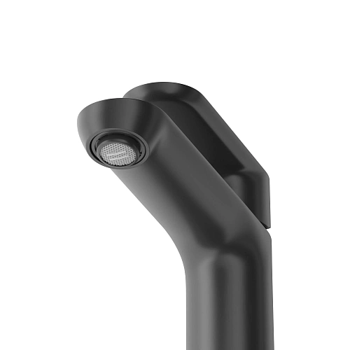 Смеситель для раковины CEZARES STYLUS-LS-NOP с донным клапаном, черный матовый Смеситель для раковины CEZARES STYLUS-LS-NOP с донным клапаном, черный матовый